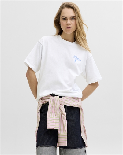 JJXX - JXMillow Loose T-shirt - Bright White/Lets Make